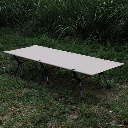 Camping Folding Cot High Legs One Person Outdoor Office Nap Sleeping Bed
