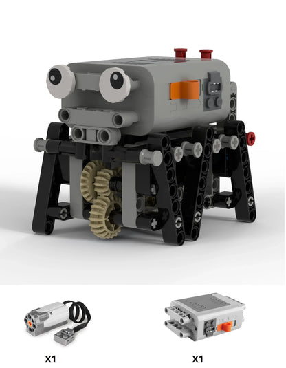 Technical Electric MOC Building Blocks 6-Leg Walking Robot RC Omnidirectional Robot Model DIY Bricks Blocks Toy Fot 14+