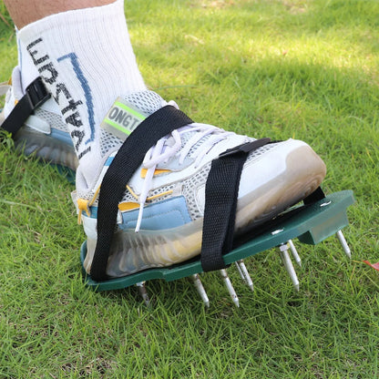 Lawn Aerator Spike Shoes with 28/36/45mm Nails for Lawn Garden Yard Soil Aerating with Adjustable Strap for Men, Woman
