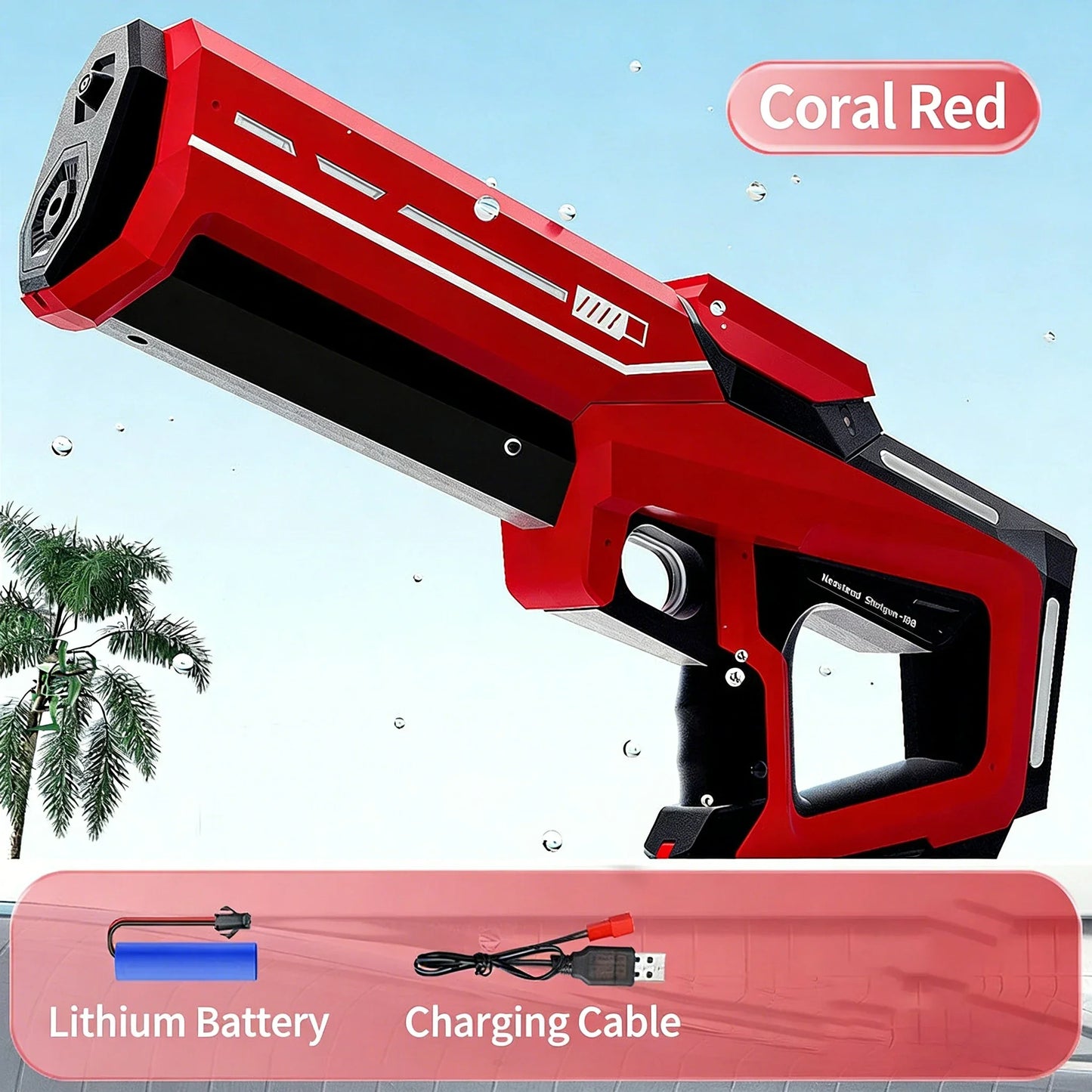 Electric Water Gun Automatic Storage Water Gun Large-capacity Continuous Spray Summer Outdoor Toy Water Gun Children's Gift