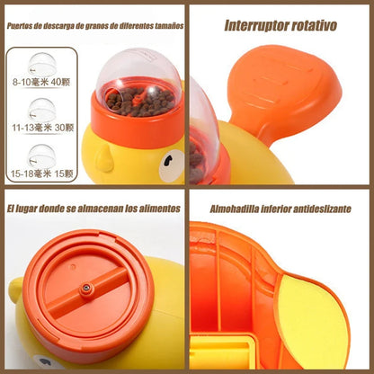 Interactive Cat Dog Toy Automatic Food Treat Dispenser Slow Feeder Puppy Training Game Toy Indoor Boredom Relief Pet Daily Gifts