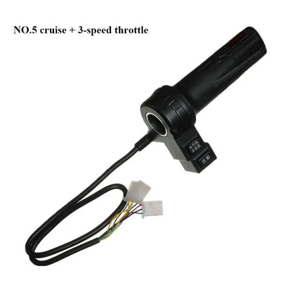 Electric E-Bike Twist Throttle 12V 24V 36V 48V Universal Scooter Parts E-Bike Speed Handlebar Throttle Cycling Throttle Grip