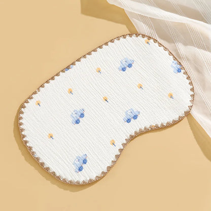 Newborn Baby 10-layer Cotton Gauze Flat Pillow Newborn Pillow Towel Baby Cloud Pillow Anti-vomiting Pillow