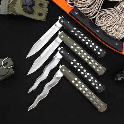 Folding Knife TI LITE Flipper Knife S35VN Blade Outdoor Professional Military Tactical Hunting Survival Self defense Knives Tool