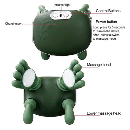 Bionic Finger Neck Shoulder Muscle Relax Massager Neck Cervical Trapezius Kneading Massage Shawl Brushless Motor Neck masajeador