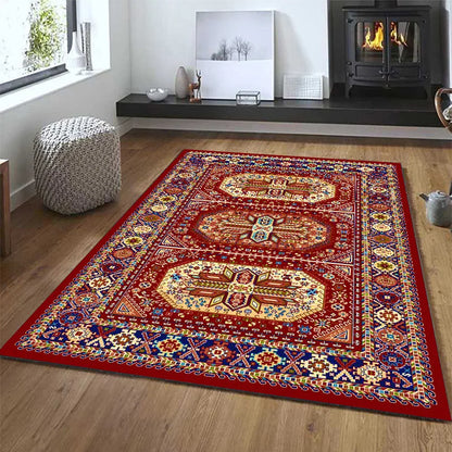 VIKAMA American Retro Carpet, Persian And Moroccan Living Room And Bedroom Mattress, Turkish Sofa And Coffee Table Mat