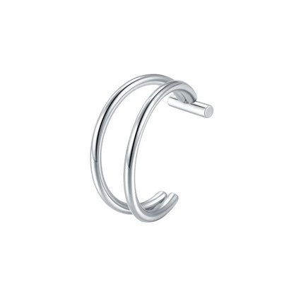 1PC Stainless Steel Fake Nose Ring Hoop Septum Rings Non-Pierced C Clip Lip Ring Earring Fake Nose Piercings Women Body Jewelry