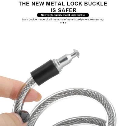 Bicycle Cable Lock High Security Anti-Theft Outdoor Riding MTB Road Bike Lock For Scooter Electric E-Bike Cycling Accessories