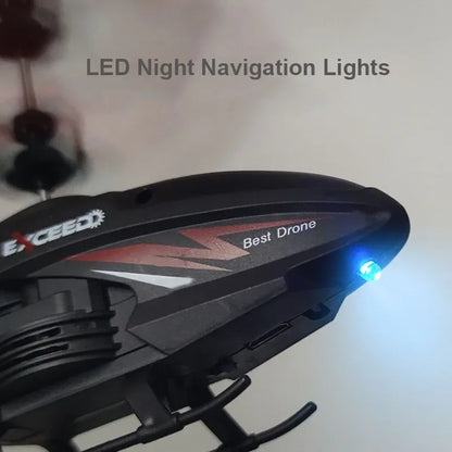 Crash Resistant Remote Control Aircraft Induction Helicopter Dual-mode Suspended Drone Toy with Lighting
