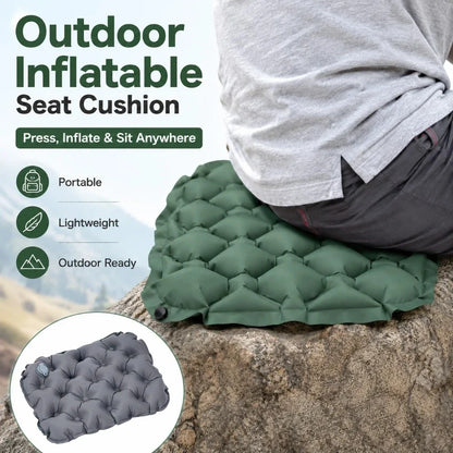 Outdoor Camping Travel Hiking Portable Inflatable Cushion Moisture-proof Waterproof Ultra-light Anti-bedsore Air Cushion