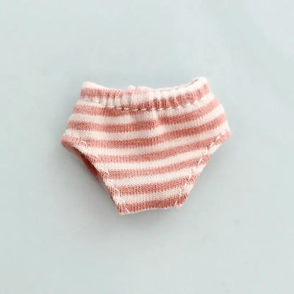 Cute OB11 Doll's Underwear DIY Elasticity Cotton Underwear 12 Colors Briefs Underwear