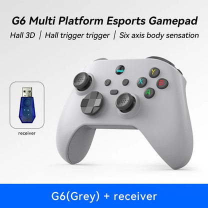 G6 wireless mobile game controller with Hall trigger and Hall joystick supporting switch/pc/android/IOS