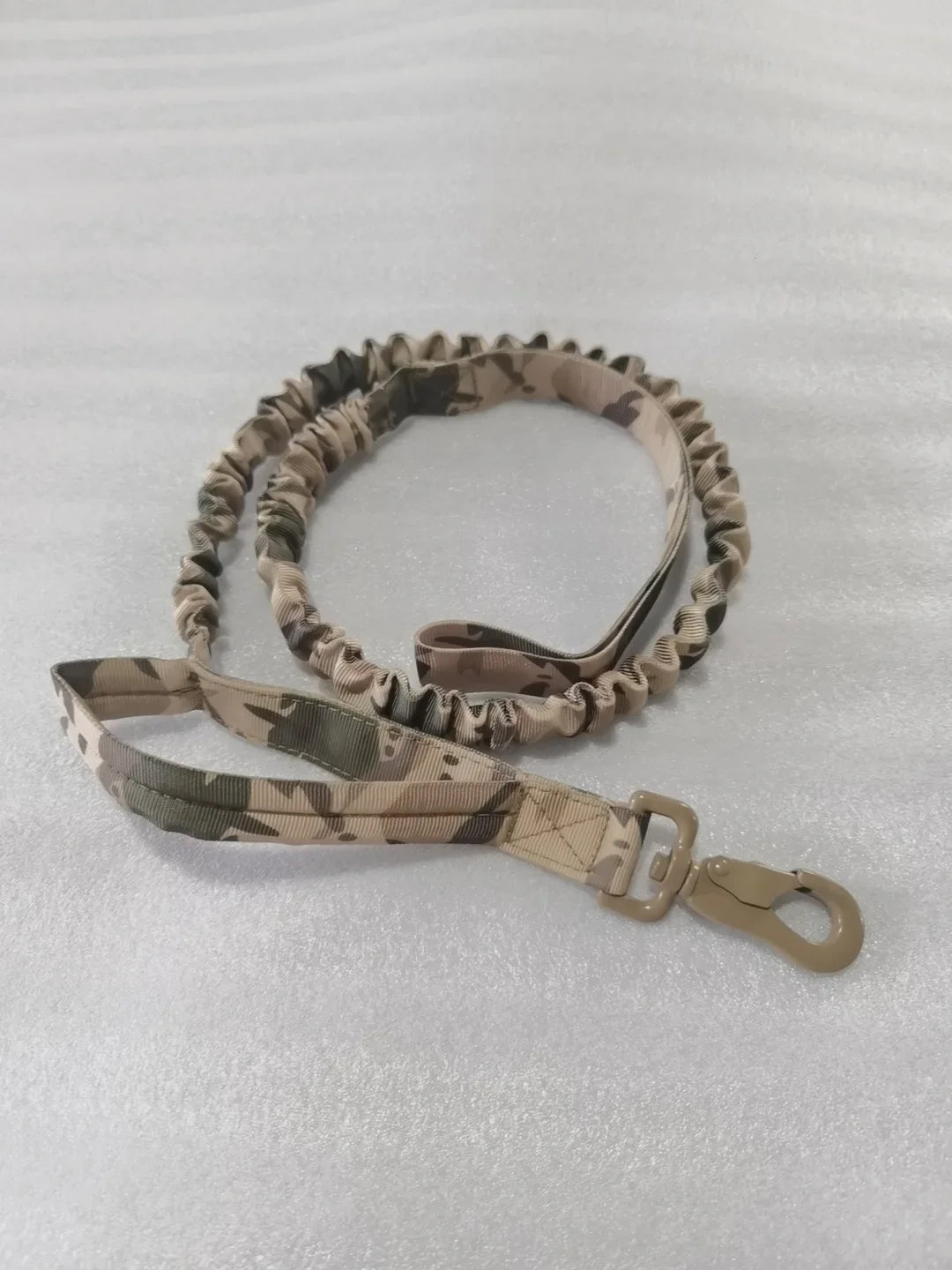 Tactical Military Dog Collar Leash Adjustable Nylon Leash for Medium Large Dogs Heavy Duty Dog Leash with Shock Absorption