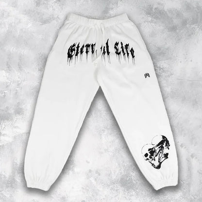 2024 European and American Men's New Year Wear Sports Pants Casual Sports Training Pants Men's Gym Pants