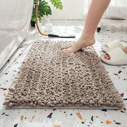 1 Piece Bathroom Carpet Bath Mat, Non-Slip Super Thick Lotus Pine Soft