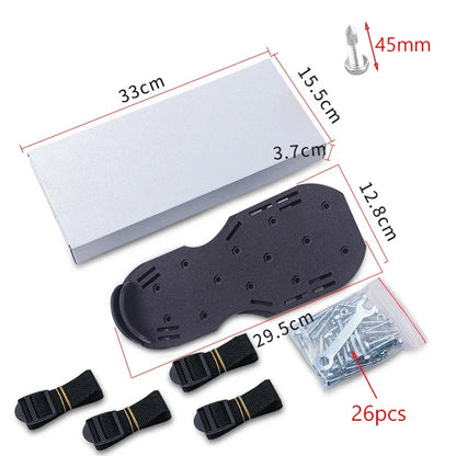 Reusable Lawn Aerator Shoes Manual Lawn Aerator with Spike Adjustable Spiked Aerating Sandals Anti-Slip Lawn Aerator Sandals