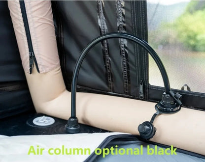 outdoor camping new large space air column inflatable roof tent