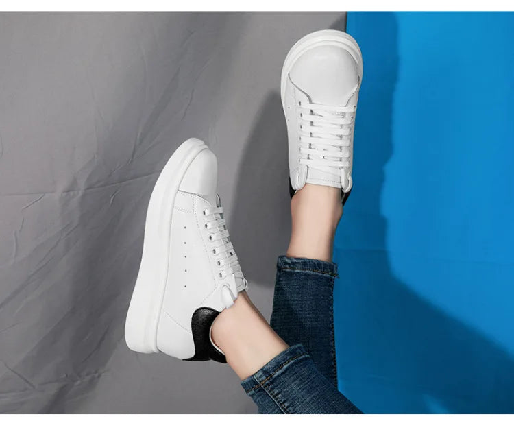 Invisible height-increasing men's shoes, 10 cm, white sneakers, Korean style, sports shoes