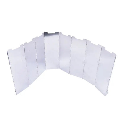 8 Plate Foldable Gas Stove Outdoor Camping Cooking Windbreak Camping Equipment Outdoor Camping Stove Foldable Windshield