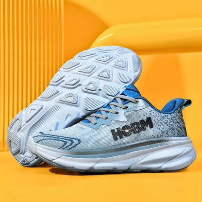 Men's Sports Shoes Thick Sole Running Shoes Breathable High Quality Soft Sole Outdoor Sports Leisure Mesh Women's Running Shoes