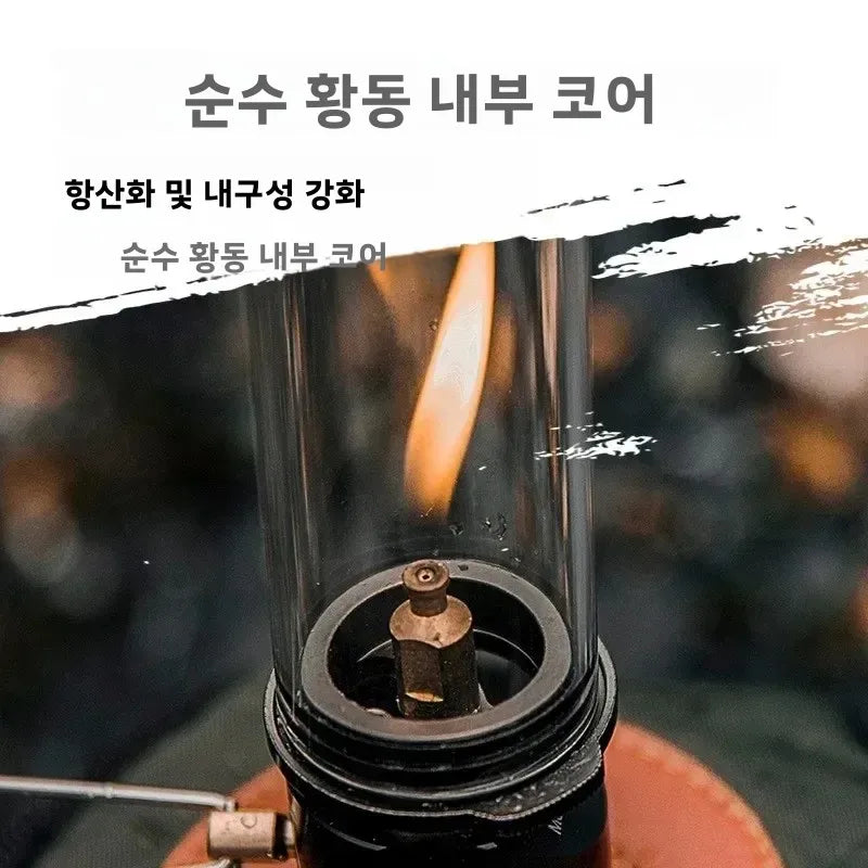 MOUNTAINHIKER Retro Picnic Camping Atmosphere Light Creative Desktop Bedside Gas Lamp for Outdoor Decorative Lighting