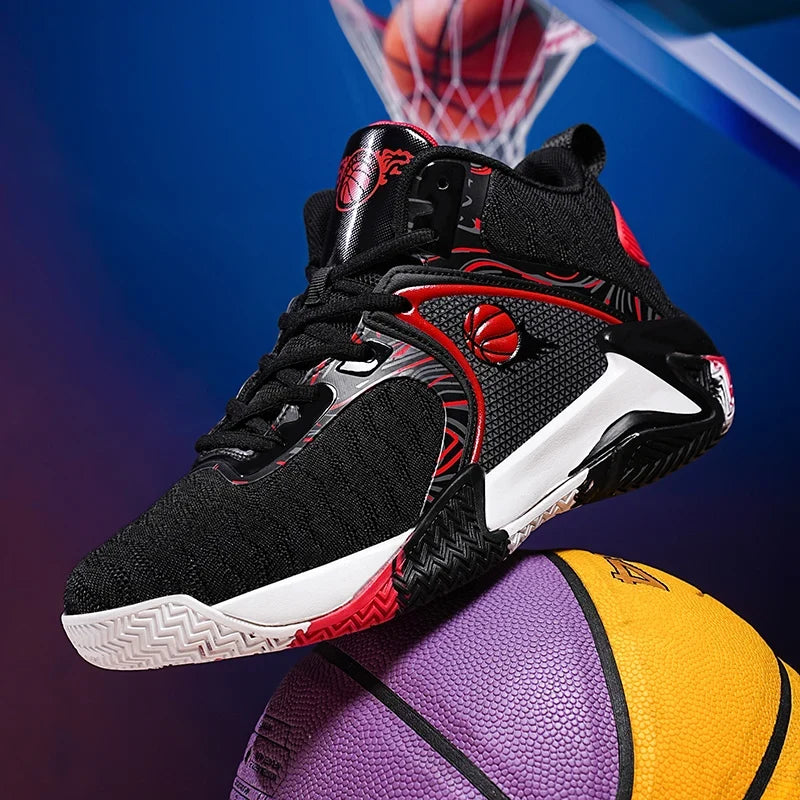 New Men's Basketball Shoes Cushion Anti Slip Sports Shoes Fitness Training Shoes Male Basketball Boots Tenis Sneakers Size 39-48