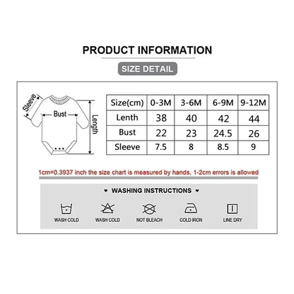 I Know I'm Very Cute Exquisite Print Pure Cotton Cloths Comfortable Onesie Bodysuit for Baby Jumpsuit for 0 To 12 Months Newborn