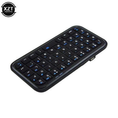Mini Bluetooth 3.0 Keyboard Rechargeable Slim Travel Size Wireless Keypad Small Portable 49 Keys Keyboard for Tablets Smartphone