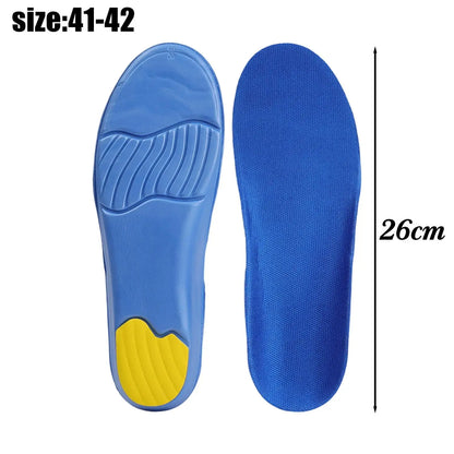 Arch Support Insoles Plantar Fasciitis Relief Orthotic Inserts Shock Absorption EVA Gel for Running Sports Shoes Work Foot Pain
