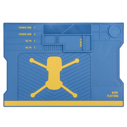Drone Professional Maintenance Work Pad with Magnetic Insulation Heat-resistant Workbench Anti-scalding Mat for Soldering
