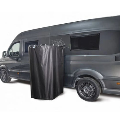 Caravan Camping Outdoor Shower Cabin Cubicle Stall  Enclosure Kits With Magnetic Bracket Rod Shower Curtain For Motorhomes