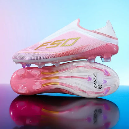 New Men Football Boots Non-Slip Boys Sneakers Soccer Shoes Grass Cleats High-quality Match Outdoor Hot-selling High-top Light