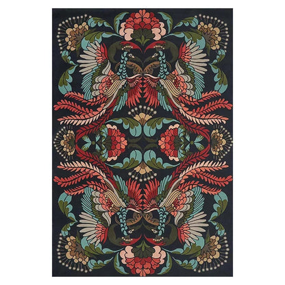 Light Luxury Cloakroom Carpet Home Non-slip Mat Large Area Bedroom Decor Washable Rug European Retro Carpets for Living Room