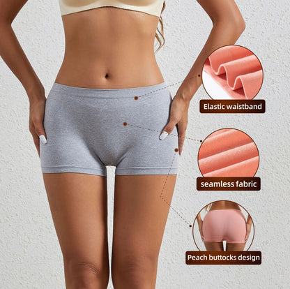 Women's Underwear, Compression Pants, Sports Shorts, Solid Color Underwear, Comfortable and Close Fitting Flat Underwear