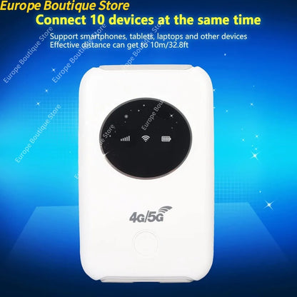 New 300Mbps 4/5G Portable Router USB Powered Pocket WiFi Pocket Mobile Hotspot Asian/European version Pocket Internet