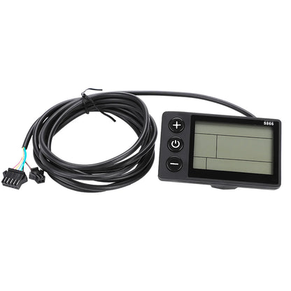 Electric Bike Controller 24V‑48V 13A Brushless Controller with LCD Display Panel E-scooter Meter Control for 22.5mm Handlebar