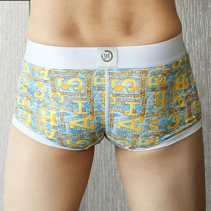 Men's Underwear, Men's Trendy Men's Underwear, Cotton Summer Thin Breathable Underwear, Boxer Briefs, Loose Shorts