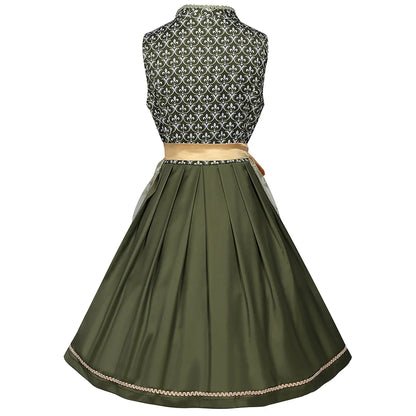Dress Woman Traditional Dress Women Dirndl Dress With Dirndl Apron For Oktoberfest Vestidos Woman Clothes