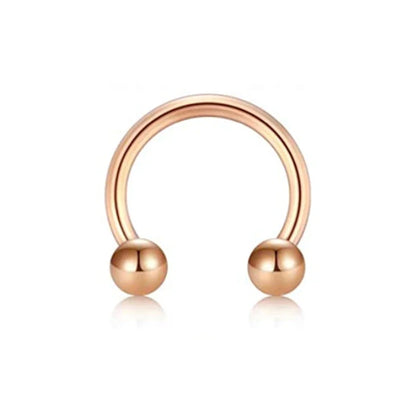 31 Styles 16G Surgical Steel 1 Pcs Nose Septum Rings Piercing Jewelry Horseshoe Cartilage Earring Eyebrow Lip Retainer 8mm 10mm