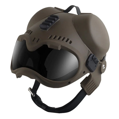 Tactical K9 Dog Helmet With Mounting Rail Goggles Outdoor Hunting Combat Training Large Patrol Dogs Sheepdog Pet Protection Gear
