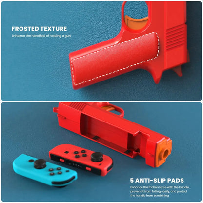 For NS Switch/Switch OLED Shooter Hunting Games Gun Controller Compatible For Switch/Switch OLED Left right Handle Accessories