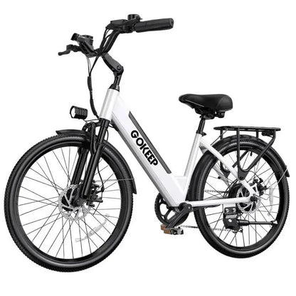 26-inch fashionable E-Bike, 600W brushless motor 48V-10.4ah lithium battery electric moped, adult electric bicycle
