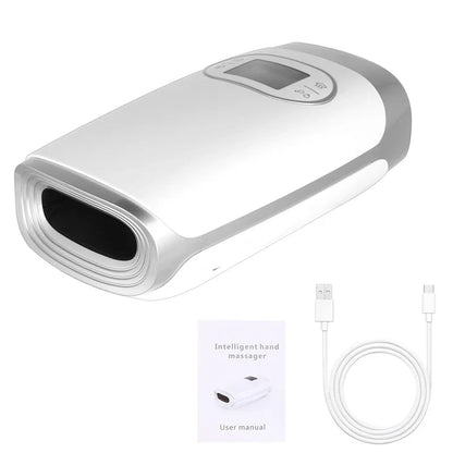 2025 Electric Wireless Hand Massager Device Heat Air Compression Palm Massage Machine Beauty Finger Wrist Spa Relax Pain Relief