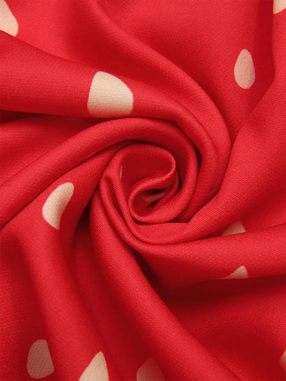Plus Size Strawberry Print Dress Women's Red Strapless Sundress Green Lace Trim Summer Dress Free Shipping
