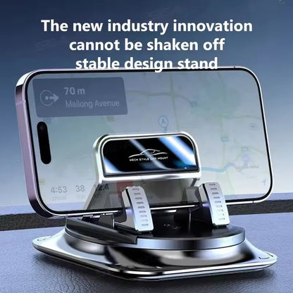 Car Phone Mount Anti Slip Silicone Dashboard Phone Holder 360-Degree Free Rotation Universal Head-Up Navigation Holder