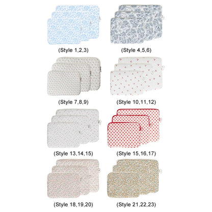 11/13/15 Inch Laptop Sleeve Quilted Laptop Bag Coquette Floral Laptop
