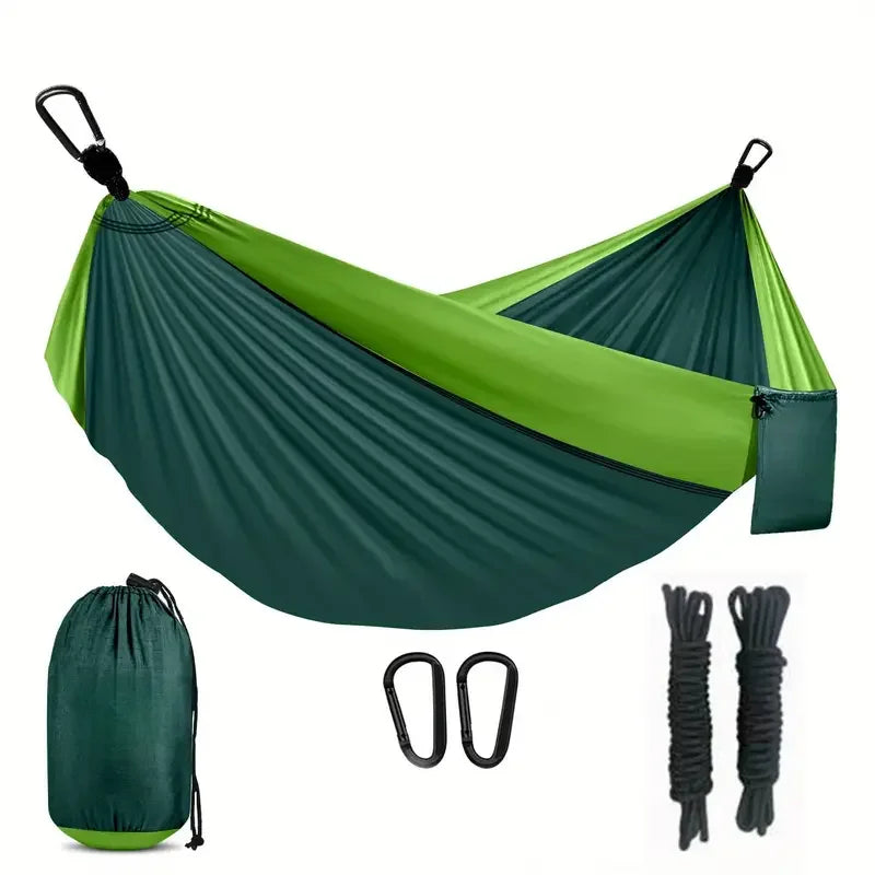 Camping Hammock Portable Hammocks with Tree Straps Attached Carry Bag Perfect for Outside Indoor Hiking Beach Backpack Travel