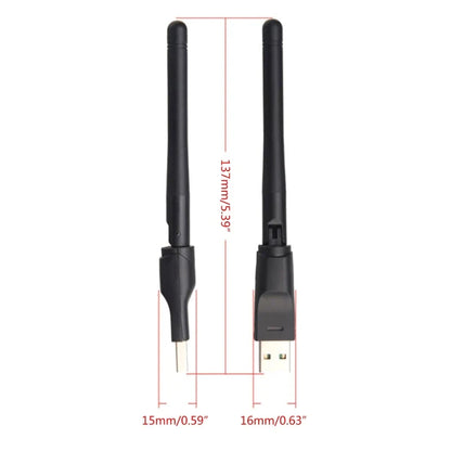 150Mbps Ralink RTL8188 Wireless Card Usb Receiver Portable Wifi LAN Adapter 2.4G
