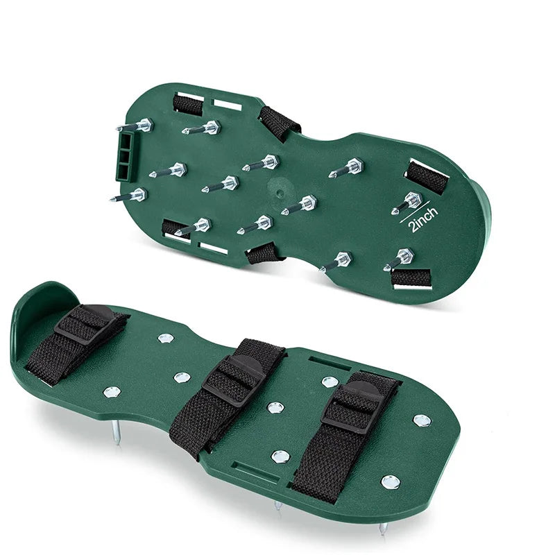 1 Pair Lawn Aerator Shoes for Grass Heavy Duty Spike Shoes with