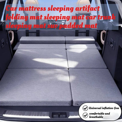 Folding Camping Bed Portable With Mattress For Car SUV Space Saving Foldable Cot For Adults Outdoor Travel Home Office Nap